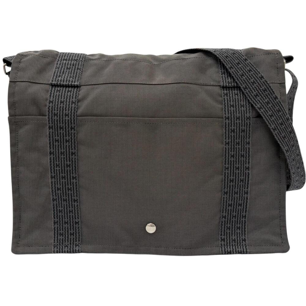 HERMES Hermes Herline Bassas MM Sellier Button Flap Messenger Bag Shoulder Ch...